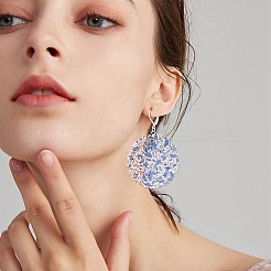 DIY Flower Drop Earring Making Kit&nbsp;DIY-SZ0008-53