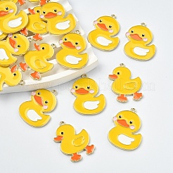 20Pcs 2 Styles Alloy Enamel Pendants&nbsp;ENAM-YW0008-25