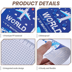 Diary Travel Notebook Plastic Sheet&nbsp;OFST-CP0001-20B