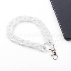Acrylic Curb Chain Mobile Straps Sets&nbsp;HJEW-JM00451