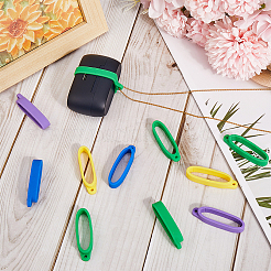 32Pcs 4 Colors Anti-Lost Silicone Pendant&nbsp;FIND-GF0005-88