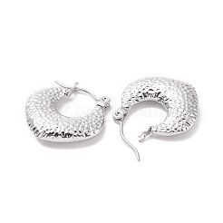 Non-Tarnish 304 Stainless Steel Hoop Earrings for Women&nbsp;EJEW-F287-09P