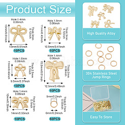 50Pcs Bowknot Alloy Pendants&nbsp;FIND-TA0008-62