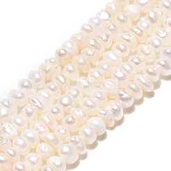 Natural Cultured Freshwater Pearl Beads Strand&nbsp;PEAR-N015-04C-01A