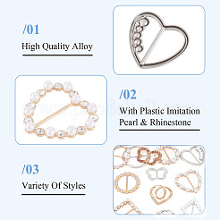 12Pcs 12 Styles Alloy Buckles&nbsp;AJEW-TA0003-44