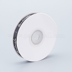 Printed Polyester Ribbon&nbsp;SRIB-WH0006-21C