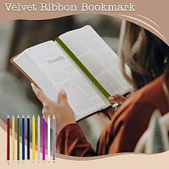 10Pcs Velvet Bookmark&nbsp;AJEW-FG00019