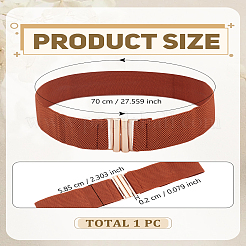 1Pc Polyester Elastic Chain Belt&nbsp;AJEW-LP0007-42A