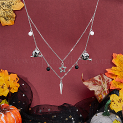 30Pcs 3 Style 304 Stainless Steel Pendants&nbsp;STAS-DC0015-33
