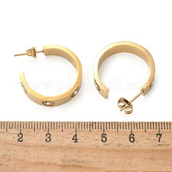 304 Stainless Steel Stud Earrings&nbsp;EJEW-S253-17G
