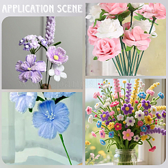 100Pcs Iron Stalk Flower Rod&nbsp;AJEW-SP0003-73A
