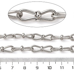 304 Stainless Steel Infinity Link Chains&nbsp;CHS-S012-07P