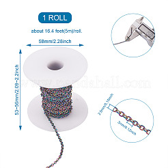 PVD Vacuum Plating 304 Stainless Steel Cable Chains&nbsp;CHS-TA0001-14