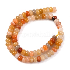 Natural Golden Silk Jade Beads Strands&nbsp;G-NH0009-01B