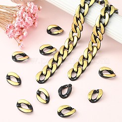 100Pcs Acrylic Linking Rings&nbsp;SACR-CJ0001-34