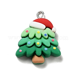 Christmas Opaque Resin Pendants&nbsp;X-RESI-G043-B03