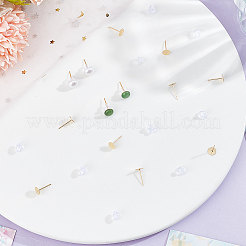 100Pcs 304 Stainless Steel Stud Earring Findings&nbsp;STAS-BBC0004-84