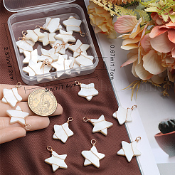 30Pcs Natural Freshwater Shell Pendants&nbsp;FIND-BBC0002-65