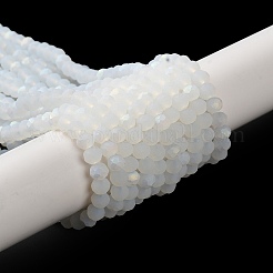 Imitation Jade Glass Beads Strands&nbsp;EGLA-A034-J4mm-MB04