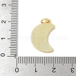 Brass Pave Natural White Shell Pendants&nbsp;KK-S522-05D-G