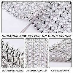 1Bag Plastic Cone Neck Rivet&nbsp;DIY-CP0013-67B