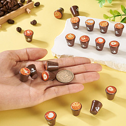 25Pcs Resin Coffee Model Ornaments&nbsp;AJEW-TA0002-78