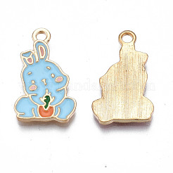 Alloy Enamel Pendants&nbsp;PALLOY-N170-031A-NR