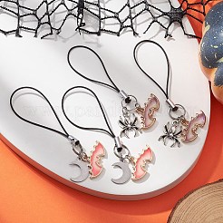 Alloy Enamel Mobile Straps&nbsp;HJEW-JM01076