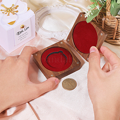 Wood Medal Storage Magnetic Boxes&nbsp;CON-WH0088-93A-02