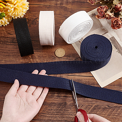 4 Rolls 4 Colors 5 Yards Flat Polycotton Ribbon&nbsp;OCOR-PH0002-51