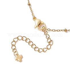 304 Stainless Steel Cross Link Chain Bracelet Making&nbsp;AJEW-JB01380-01