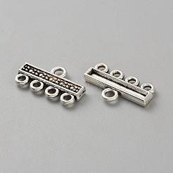 100Pcs Tibetan Style Alloy Chandelier Component Links&nbsp;FIND-WH0431-31I