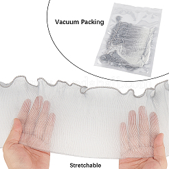 5Yards Polyester Pleated Lace Trim Ribbon&nbsp;OCOR-GF0004-84E