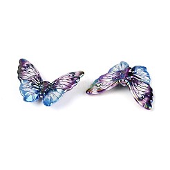 UV Plating Printed Opaque Acrylic Beads&nbsp;LS-PACR-N017-06B