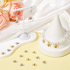 80Pcs 2 Colors Alloy Enamel Charms&nbsp;ENAM-SC0005-73
