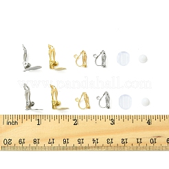 304 Stainless Steel Clip-on Earring Findings&nbsp;STAS-FS0001-59