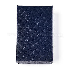 Rhombus Textured Cardboard Jewelry Boxes&nbsp;LS-CBOX-T006-02B