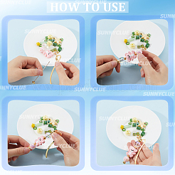 6Pcs Iron & Alloy Bookmarks with Beadable Bar Pendant&nbsp;AJEW-SC0003-11