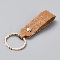 Iron & PU Leather Keychian&nbsp;KEYC-WH20005-01N