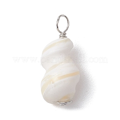 Natural Conch Shell Pendants&nbsp;PALLOY-JF02808-01