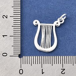 Brass Micro Pave Clear Cubic Zirconia Pendants&nbsp;KK-Z147-18S