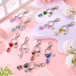 10Pcs Angel Alloy Keychains&nbsp;KEYC-TAC00046