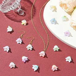 90Pcs 9 Styles Acrylic Pendants&nbsp;PALLOY-CJ00072