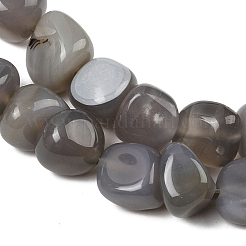 Natural Grey Agate Beads Strands&nbsp;G-L630-F01-01J