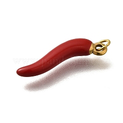 304 Stainless Steel Enamel Pendants&nbsp;STAS-R153-19G