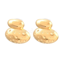 Melting Styles 304 Stainless Steel Stud Earrings for Women&nbsp;EJEW-F415-02G-04