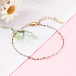 304 Stainless Steel Cable Chain Necklaces & Bracelets Jewelry Sets&nbsp;SJEW-JS01186