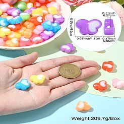 5 Bags Opaque Acrylic Beads&nbsp;OACR-CJ0001-73