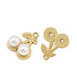 304 Stainless Steel & ABS Plastic Imitation Pearl Charms&nbsp;STAS-Z166-03G