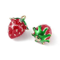 Brass Enamel Charms&nbsp;KK-G462-28LG